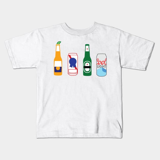 Beers! Kids T-Shirt by ragen150